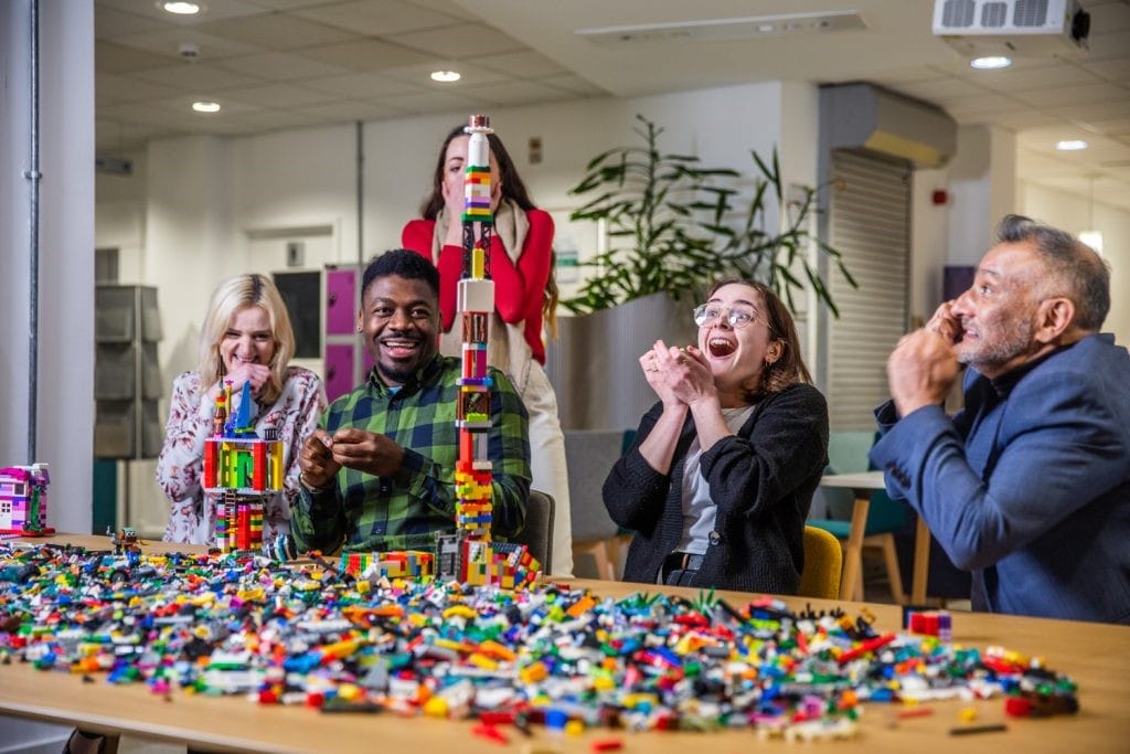 Gravitas business coach with lego